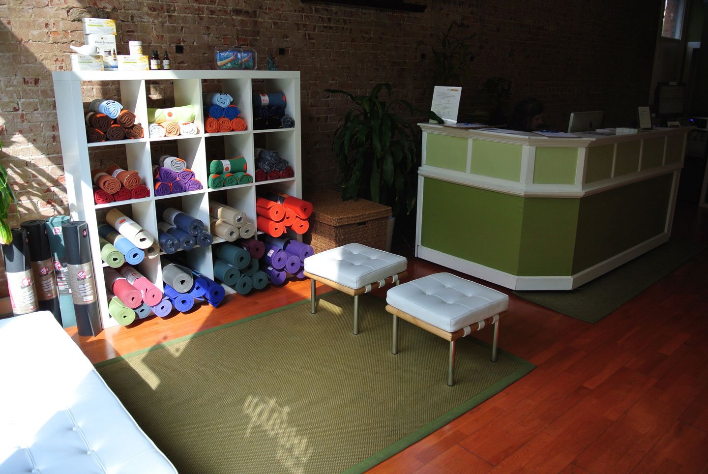 Front area in Uptown Yoga studio