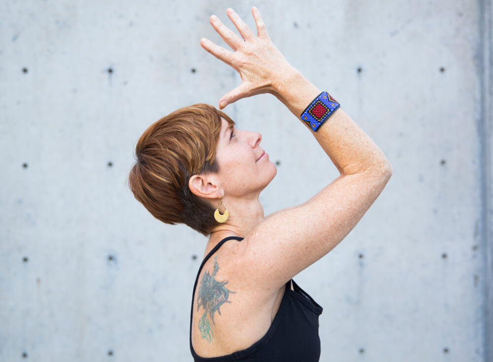 Jennifer Usherr in Uptown Yoga